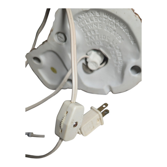 Santa's Workbench "Bayside Lighthouse" Lighted Christmas Village Great Condition - Picture 9 of 9